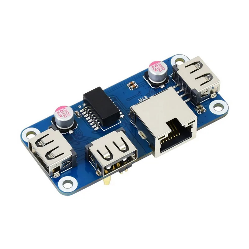 Zero 2W Ethernet USB HUB HAT E - Pi Zero ulasan dan harga
