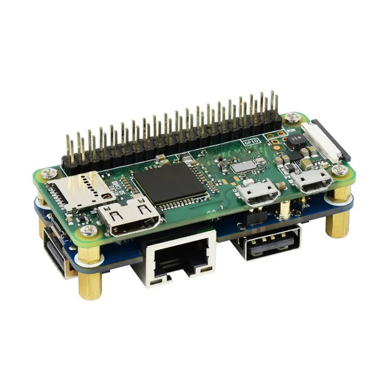 Zero 2W Ethernet USB HUB HAT E - Pi Zero ulasan dan harga