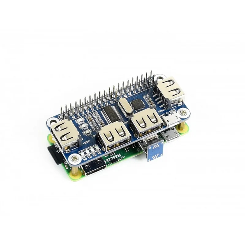 4 Ports USB HDM HUB HAT Raspbe - Pi Zero ulasan dan harga