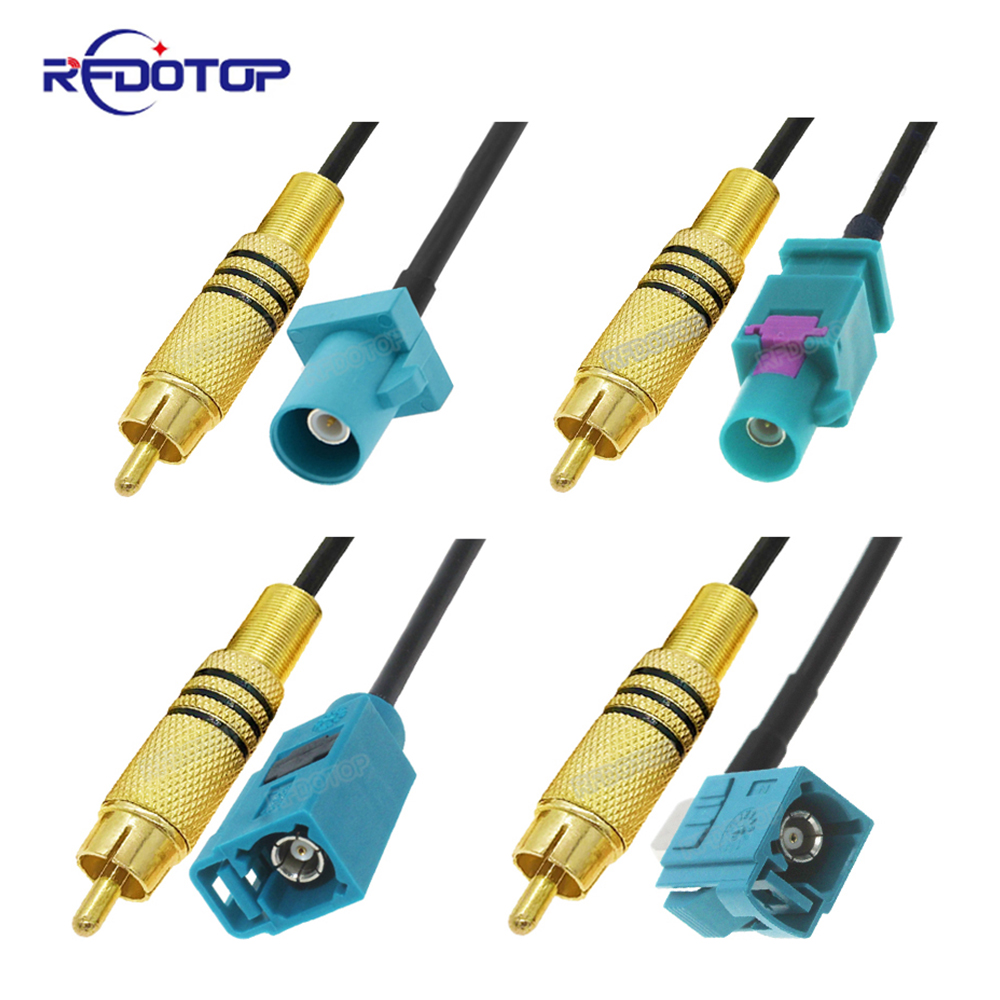 1Pcs RCA Male Plug to Fakra Z  - Pi Camera Cable ulasan dan harga