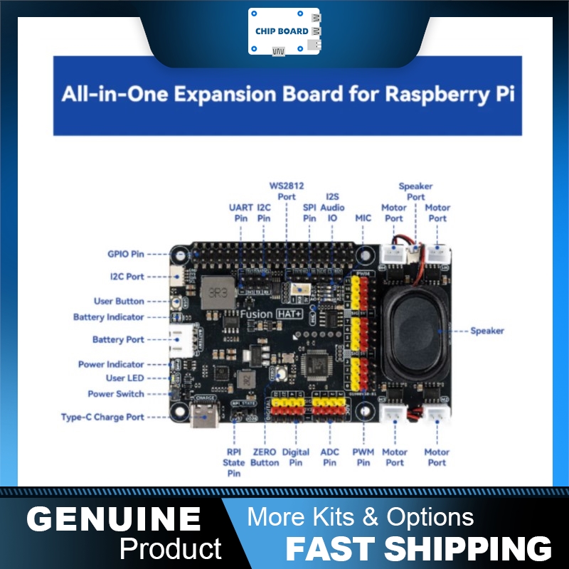 SunFounder Fusion HAT+: Raspbe - Pi Zero ulasan dan harga