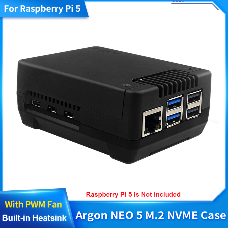 Argon NEO 5 M.2 NVME PCIE Case - Pi 5 Case ulasan dan harga