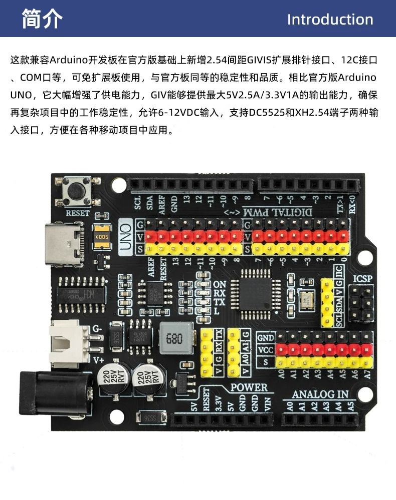 For Arduino UNO R3 Graphical P - Arduino Kit ulasan dan harga