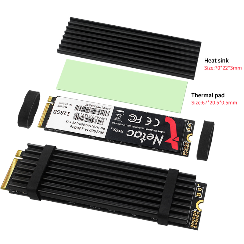 M.2 SSD Heatsink Aluminum Radi - Pi Cooler ulasan dan harga